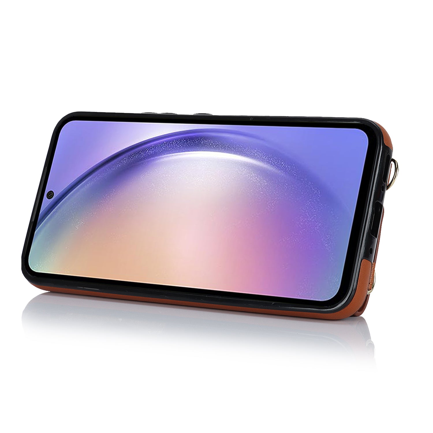 For Samsung Galaxy A54 5G Zipper Wallet Leather Coated TPU Case Rotary Ring Kickstand Phone Cover For Samsung Galaxy A54 5G Zipper Wallet Leather Coated TPU Case Rotary Ring Kickstand Phone Cover